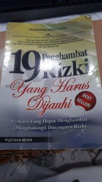 Image of 19 PENGHAMBAT RIZKI YANG HARUS DIJAUHI